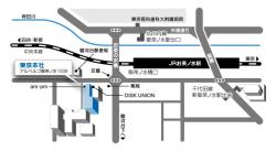東京本社：地図